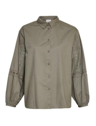 Mschjeovana Petronia Shirt Khaki MSCH Copenhagen