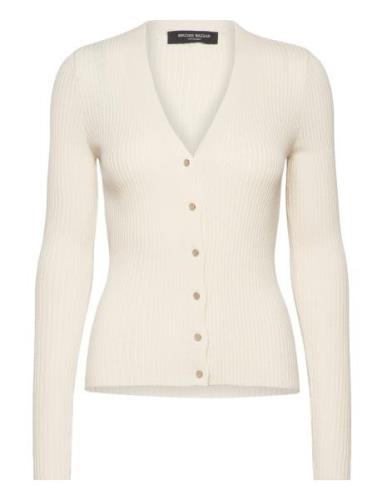 Gallberrybbcarica Knit Cardigan Cream Bruuns Bazaar