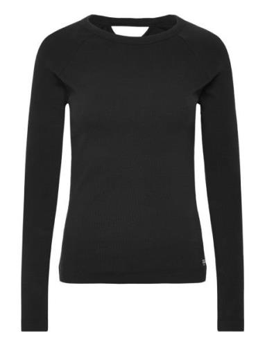 Slim Rib Keyhole R T L\S Wmn Black G-Star RAW