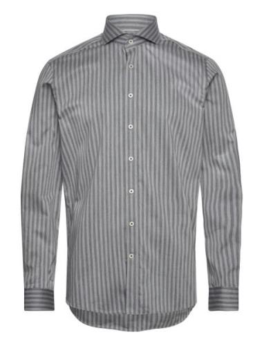 1927: Shirt L/S Grey Lindbergh Black