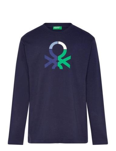 T-Shirt L/S Navy United Colors Of Benetton