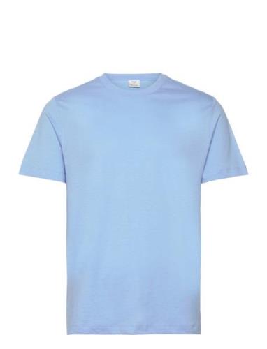 Basic Cotton Stretch T-Shirt Blue Mango