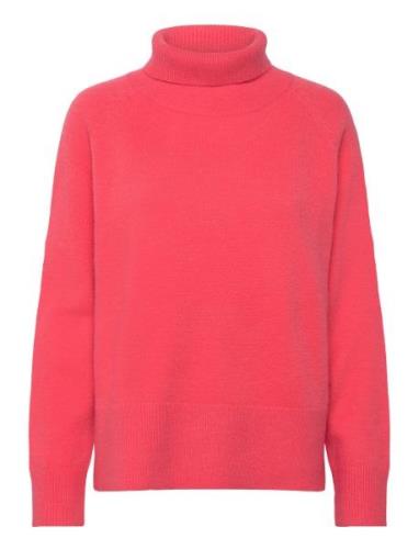 Sweater With High Neck - Comfy Knit Pink Coster Copenhagen