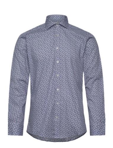 Bs Whiteside Slim Fit Shirt Blue Bruun & Stengade