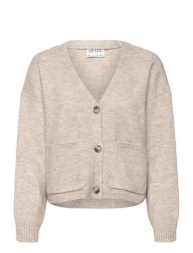 Vmgemma Ls V-Neck Knit Cardigan Vma Noos Cream Vero Moda