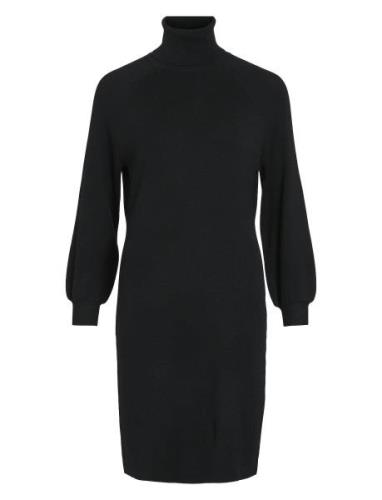 Viostria Roll Neck L/S Knit Dress - Noos Black Vila