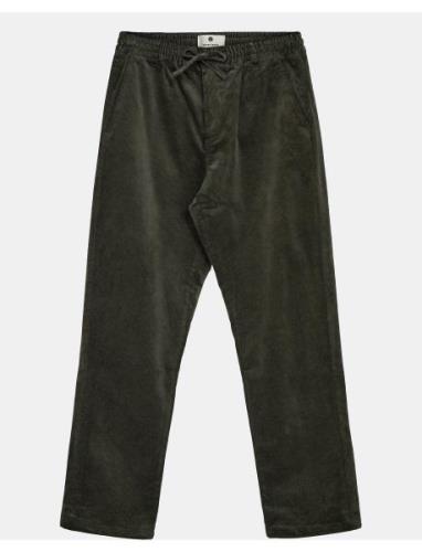 Akjan Elastic Cord Pants Green Anerkjendt