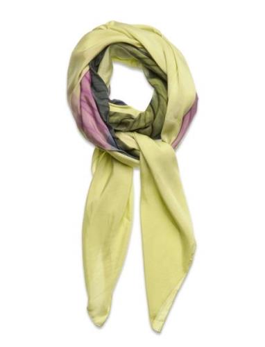 Macaw Large Scarf 138X180 - Merete Yellow Rabens Sal R