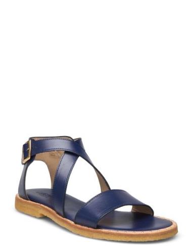 Sandals - Flat - Open Toe - Op Navy ANGULUS