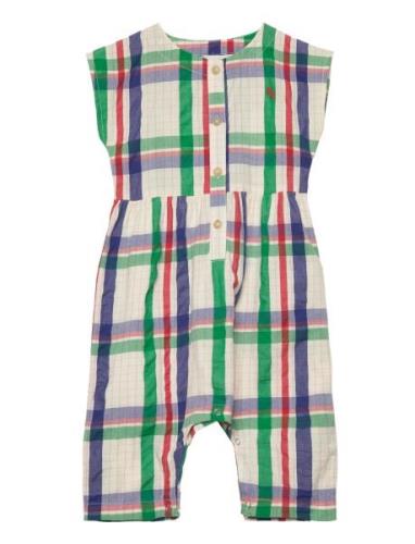 Baby Madras Checks Woven Overall Patterned Bobo Choses