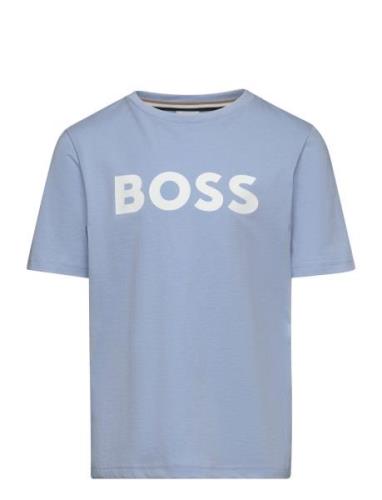 Short Sleeves Tee-Shirt Blue BOSS