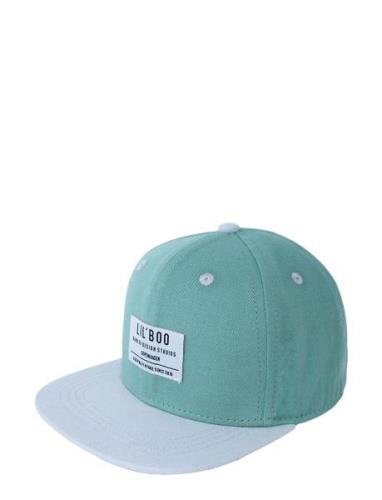 Organic Block Snapback Green Lil' Boo