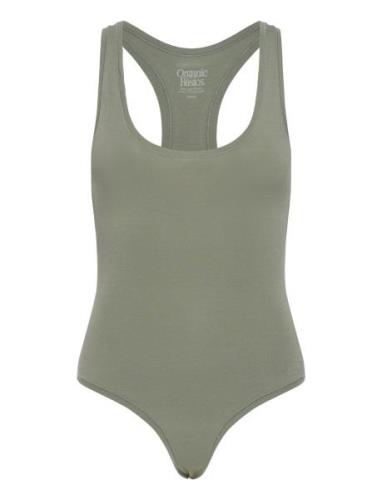 Flex Bodysuit Green Organic Basics