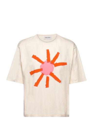 Sun Boxy T-Shirt Cream Bobo Choses