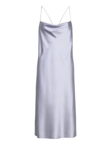 Draped Slip Dress Blue Filippa K