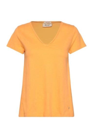 Mmtulli V-Ss Basic Tee Orange MOS MOSH