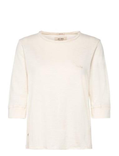 Mmzelma 3/4 Sleeve Tee Cream MOS MOSH