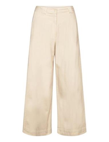 Wide-Leg Pleated Pant Cream Bobo Choses