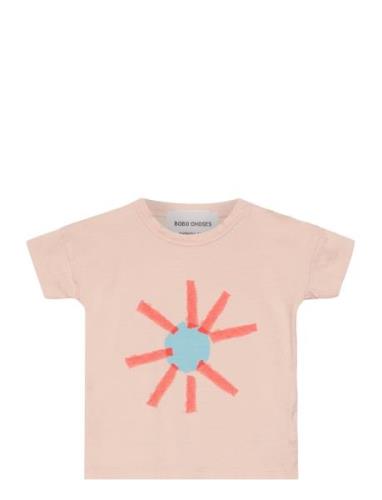 Baby Sun T-Shirt Pink Bobo Choses