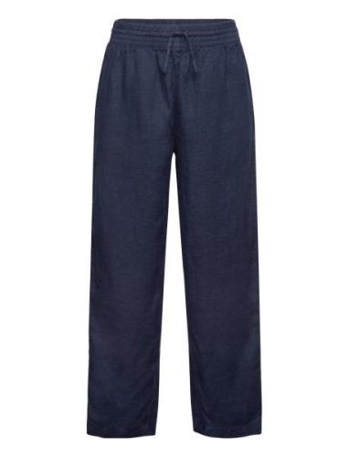 Relaxed Linen Pants Navy GANT