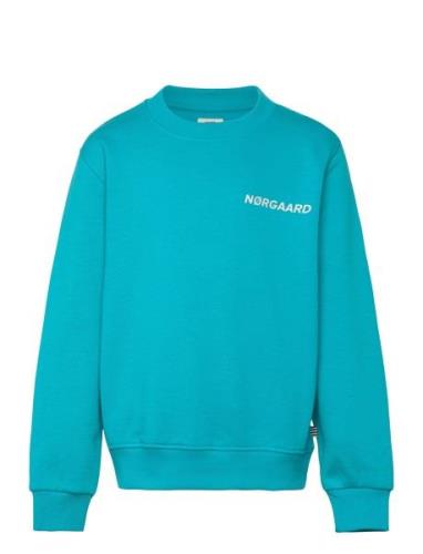 Organic Sweat Solo Sweatshirt Blue Mads Nørgaard