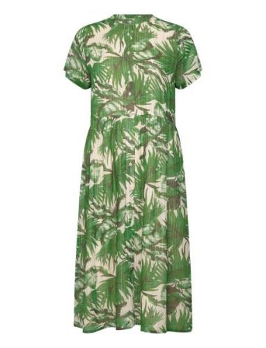 Aliyall Midi Dress Ss Green Lollys Laundry