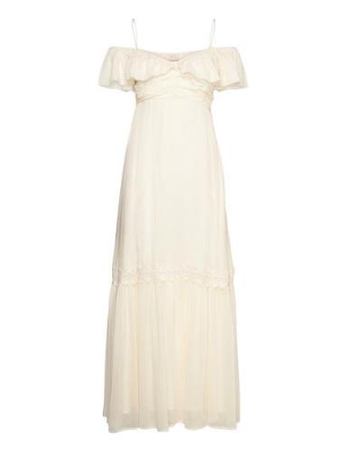 Satin Singoalla Dress Cream By Ti Mo