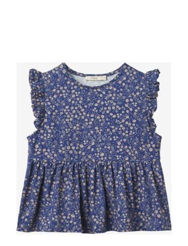 Kelly Ss Top Blue Fliink