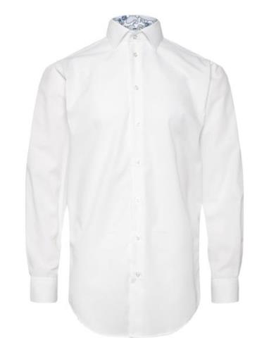 Poplin W. Paisley Contrast White Bosweel Shirts Est. 1937