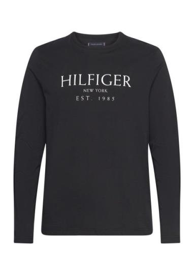 Big Hilfiger Ls Tee Black Tommy Hilfiger