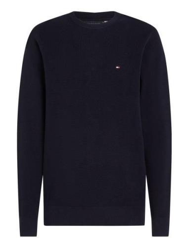 Essential Structure Crew Neck Navy Tommy Hilfiger