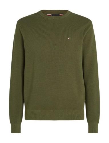 Essential Structure Crew Neck Green Tommy Hilfiger