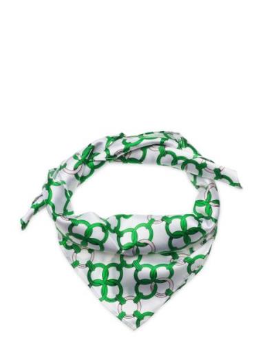 Rhulka Square Scarf Green Rosemunde