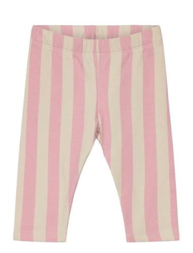 Leggings Verticalstripe Brushe Pink Lindex