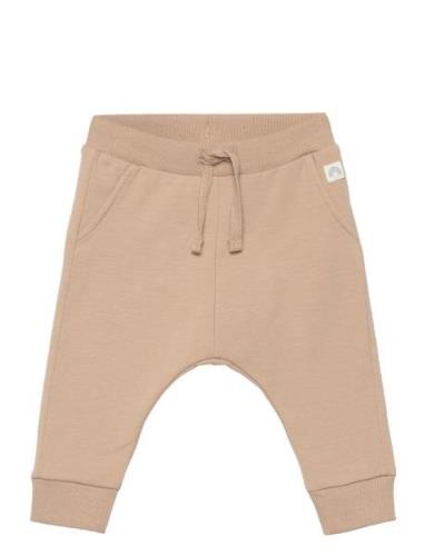 Sweatpants Solid Beige Lindex