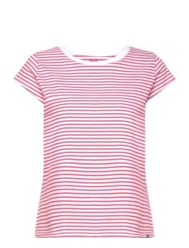 Organic Favorite Stripe Teasy Red Mads Nørgaard