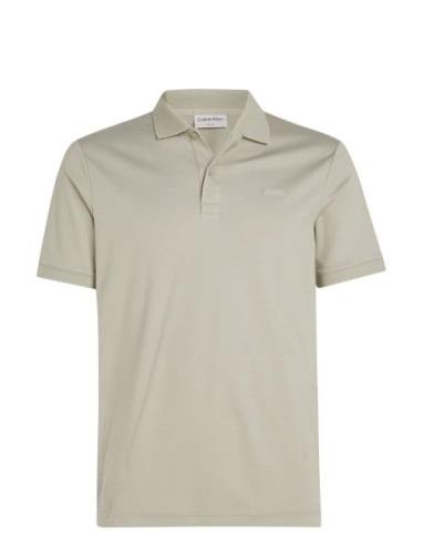 Smooth Cotton Slim Polo Green Calvin Klein