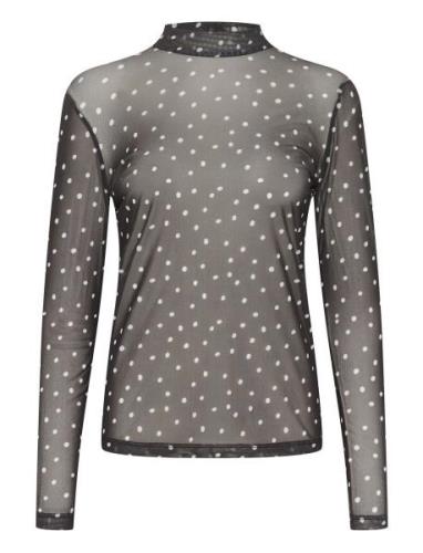 Kajohanne Ls T-Shirt Black Kaffe