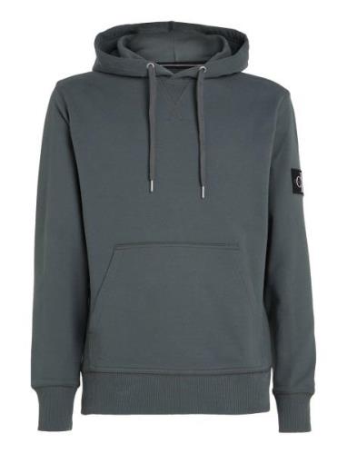 Badge Hoodie Grey Calvin Klein Jeans