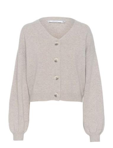 Manzigz Wool Cardigan Beige Gestuz