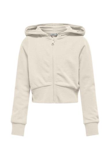 Kogbella Life L/S Zip Hood Short Ub Swt Cream Kids Only