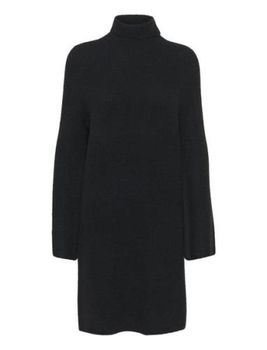 Alphagz Rollneck Dress Black Gestuz