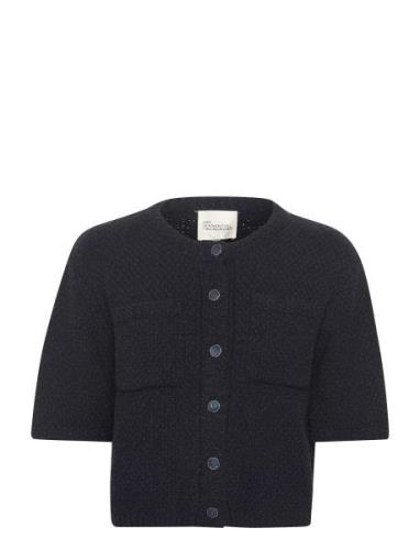 Carrymw Knit Cardigan Navy My Essential Wardrobe