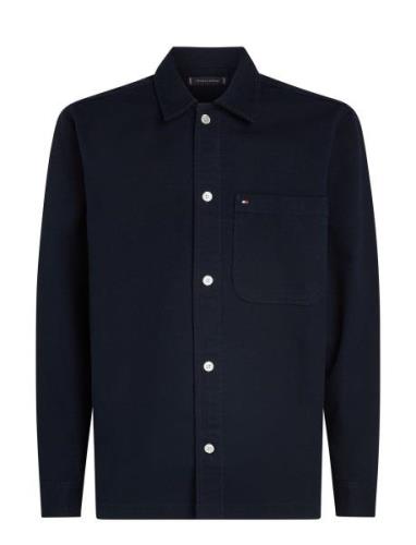 Twill Shirt Jacket Navy Tommy Hilfiger