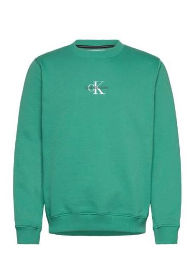 Monologo Crew Neck Green Calvin Klein Jeans