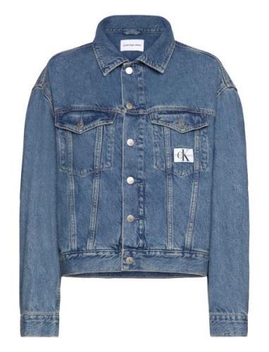 Boxy Denim Jacket Blue Calvin Klein Jeans