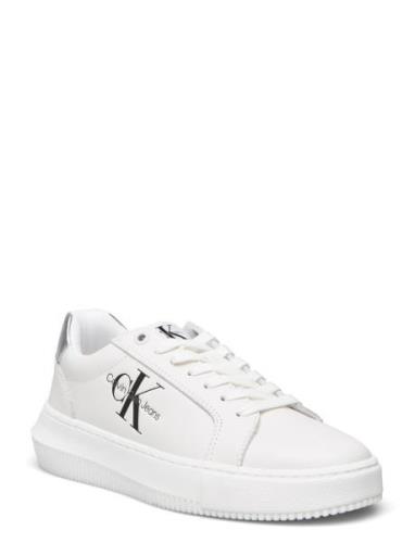 Chunky Cupsole Laceup Lth Ml Mtl White Calvin Klein