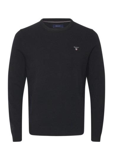 Extrafine Lambswool C-Neck O/S Black GANT