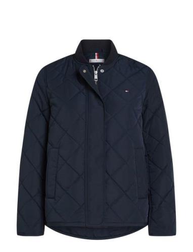 Lw Quilted Bomber Jacket Navy Tommy Hilfiger