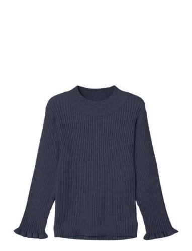 Nmfvianna Ls Slim Knit Navy Name It